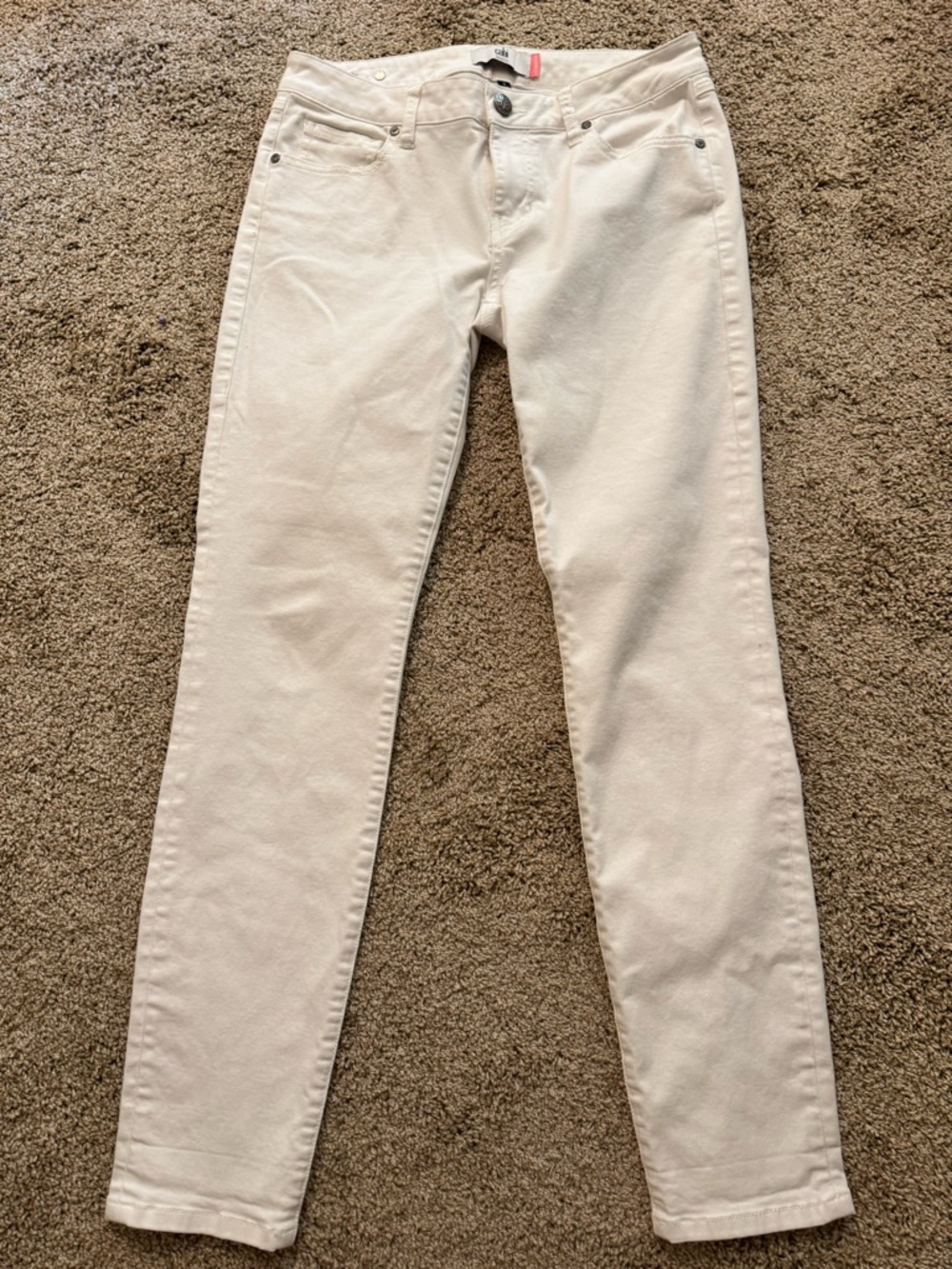 CAbi Skinny Jeans in Cream